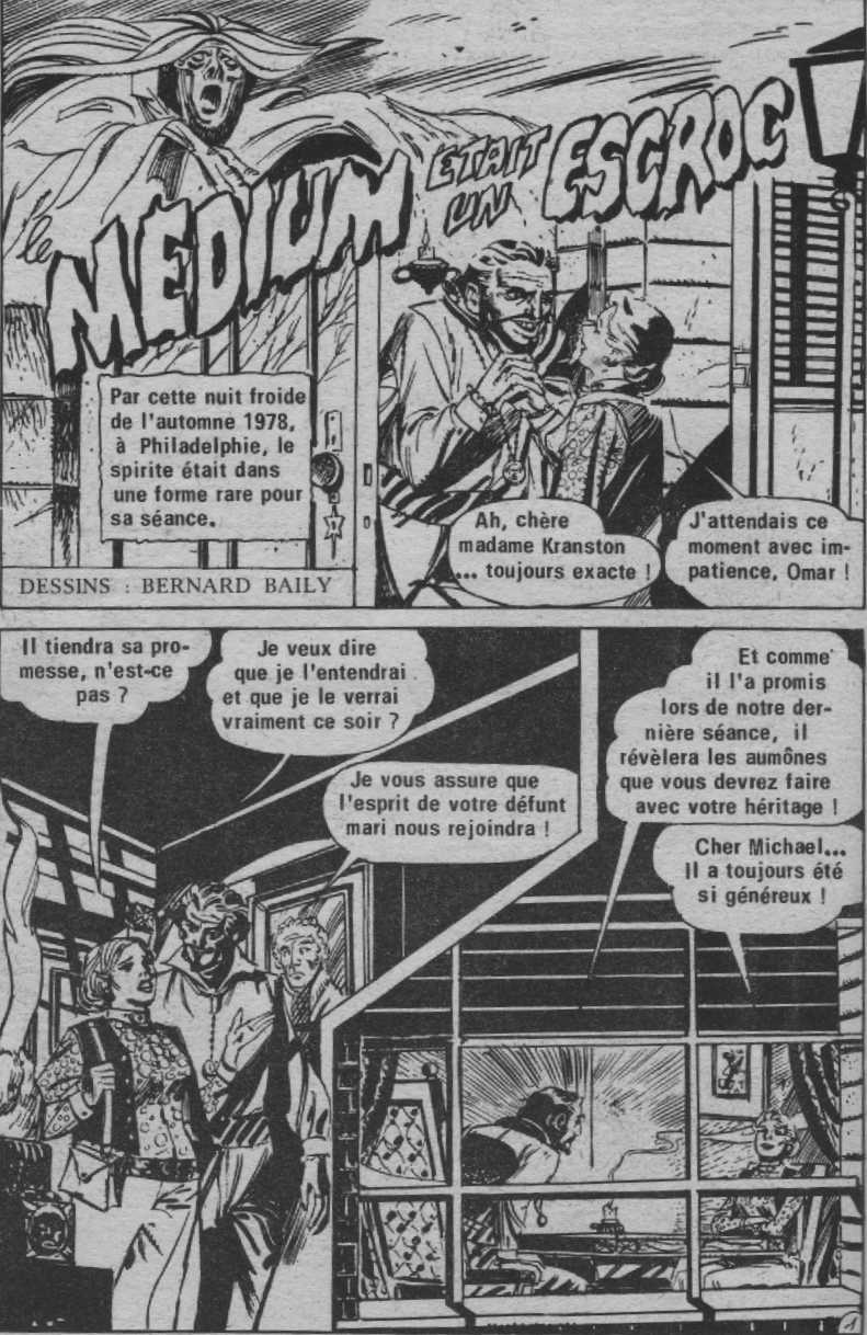 Planche BD dessine par Bernard Baily